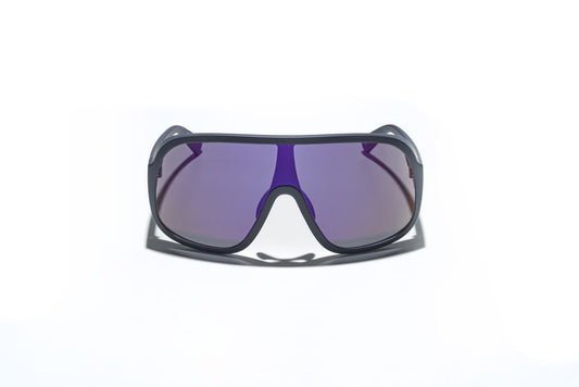 Óculos de Sol Evoke Amplifier Goggle High-end A12S Midnight Matte Gun Lilac Flash TAM 139 MM