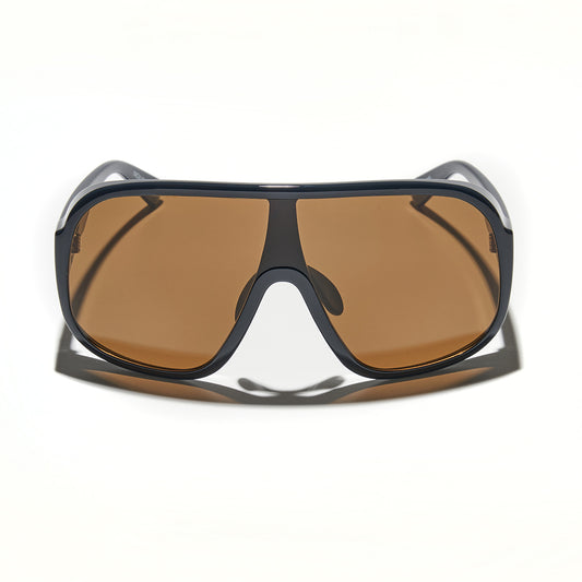 ÓCULOS DE SOL AMPLIFIER GOGGLE HIGH-END A01 MIDNIGHT SHINE BROWN TOTAL