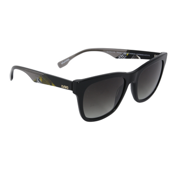 Óculos de Sol EVK 31 BRA01 Black Shine Gold Gray Gradient