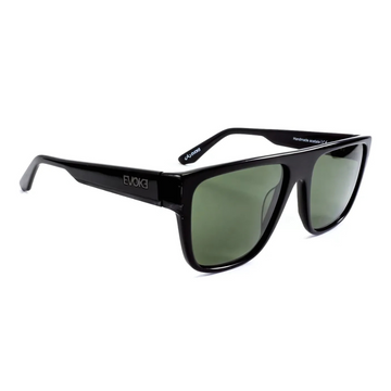 ÓCULOS DE SOL NEW ANVERSE BRA01P BLACK SHINE GREEN POLARIZED