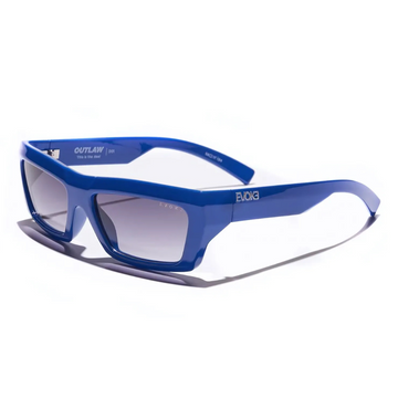 Óculos de Sol Outlaw High-end D01 Eletric Blue Silver Gray Gradient