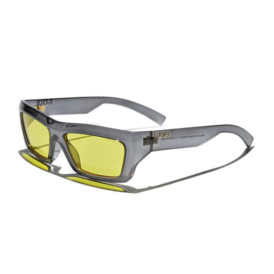 Óculos de Sol Outlaw High-end H02 Crystal Grey Gold Yellow Total