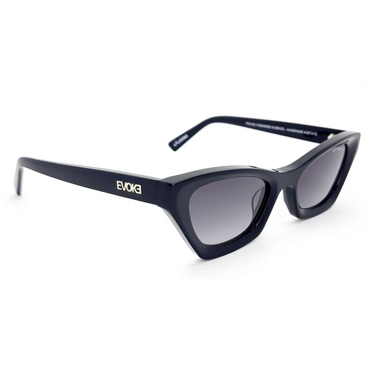 ÓCULOS DE SOL EVK 58 A01 BLACK SHINE GRAY GRADIENT