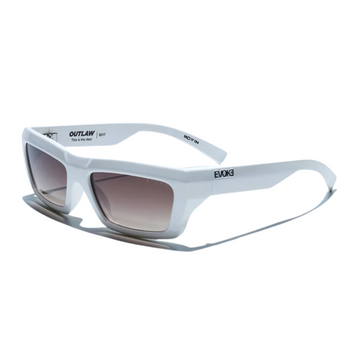 ÓCULOS DE SOL OUTLAW HIGH-END B01T WHITE SHINE BLACK BROWN GRADIENT