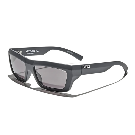 ÓCULOS DE SOL OUTLAW HIGH-END A11 MODNIGHT MATTE SILVER GRAY TOTAL