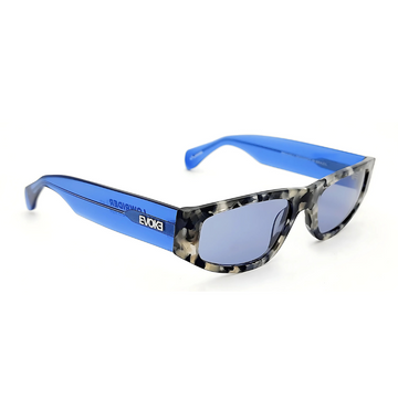 ÓCULOS DE SOL LOWRIDER A21 DEMI BLACK CRYSTAL BLUE SILVER BLUE