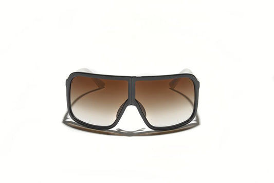 Óculos de Sol Nosedive High-end A10T Black White Black Brown Gradient