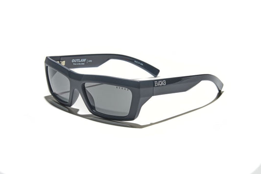 ÓCULOS DE SOL OUTLAW HIGH-END A11S MIDNIGHT MATTE SILVER DARK BLUE FLASH