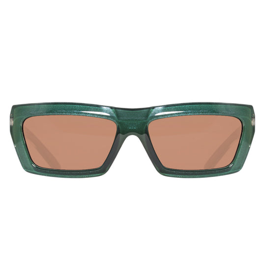 Óculos de Sol Evoke Paris 24 Outlaw E02 Cristal Green Gold Brown Total - Tam 56 mm