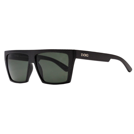 Óculos de Sol Evoke EVK 15 Black With Signs / G15 Green - Lente 5,6 cm