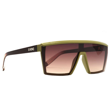 EVOKE FUTURAH - ÓCULOS DE SOL E01 Moss Green Brown/ Brown Gradient UNICO