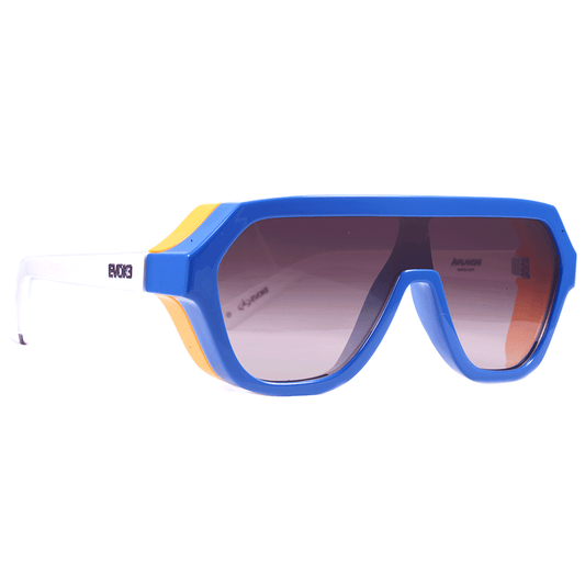 ÓCULOS DE SOL AVALANCHE DIVE DB08 BLUE WHITE MANGO BROWN GRADIENT