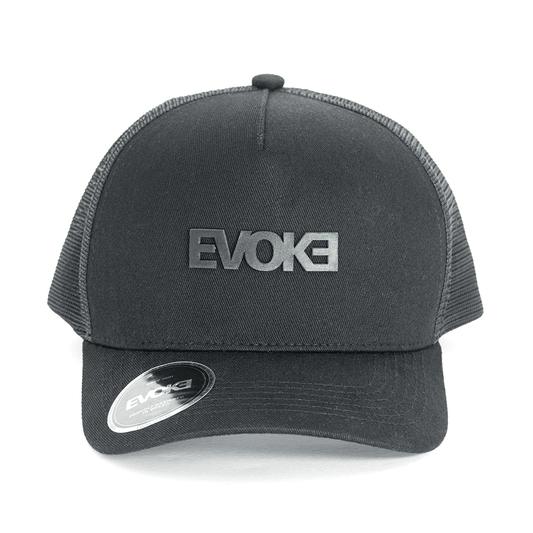 BONÉ EVOKE EVK 6 Trucker 5 Aba Curva Thermo Preto Snapback