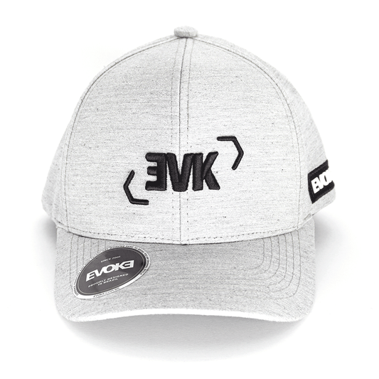 BONÉ EVOKE EVK 7 Baseball 6 Aba Curva EVK Conscious Cinza Snapback