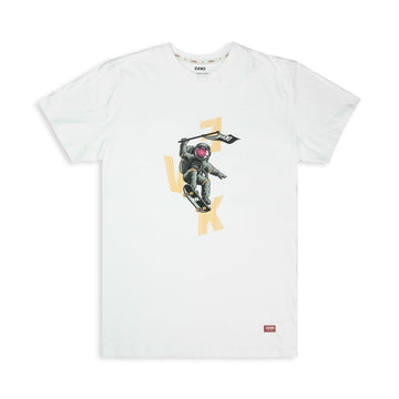 CAMISETA EVK 07 ALGODÃO ASTRONAUT BRANCO