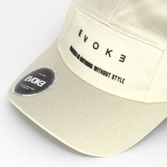 Evoke Boné EVK 18B Five Panel Aba Curva Fashion Style Nude Strapback