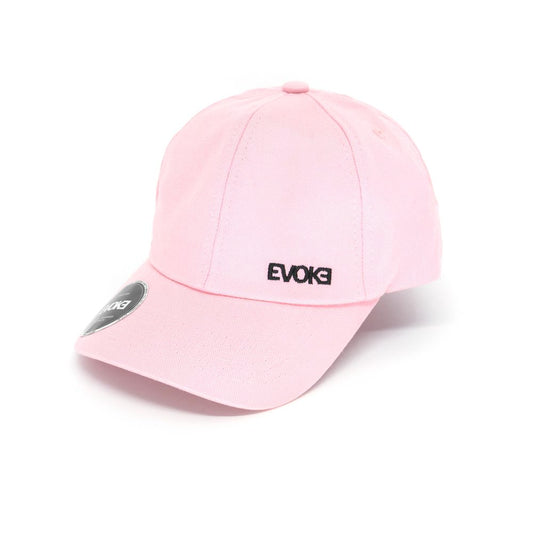 Evoke Boné EVK 20A Baseball 6 Aba Curva Pink Dad Rosa Strapback