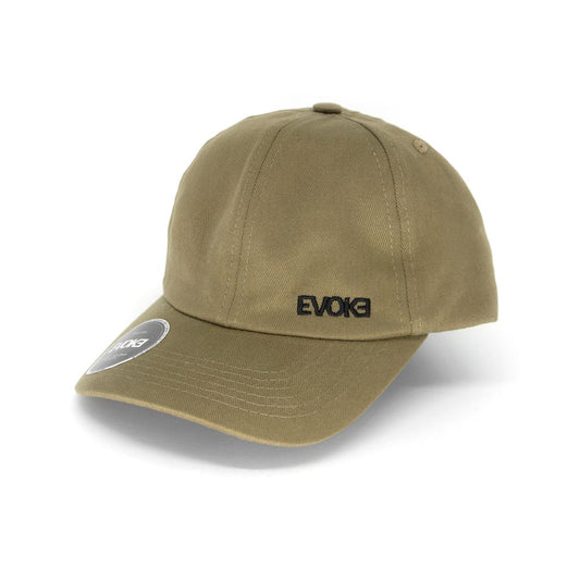 Evoke Boné EVK 20B Baseball 6 Aba Curva Brown Dad Marrom Strapback