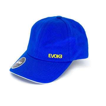 BONÉ EVK 20C BASEBALL 6 ABA CURVA AZUL BRASIL AZUL STRAPBACK