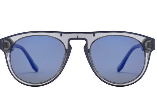 Óculos de Sol Evoke For You DS27 T02P Grey Smoke  Translucent/ Blue Flash Mirror Polarized Lente 5,2 Cm