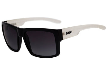 Óculos de Sol Evoke The Code II A02 Black Shine Transparent / Gray Degradê