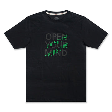 CAMISETA OPEN YOUR MIND PRETA